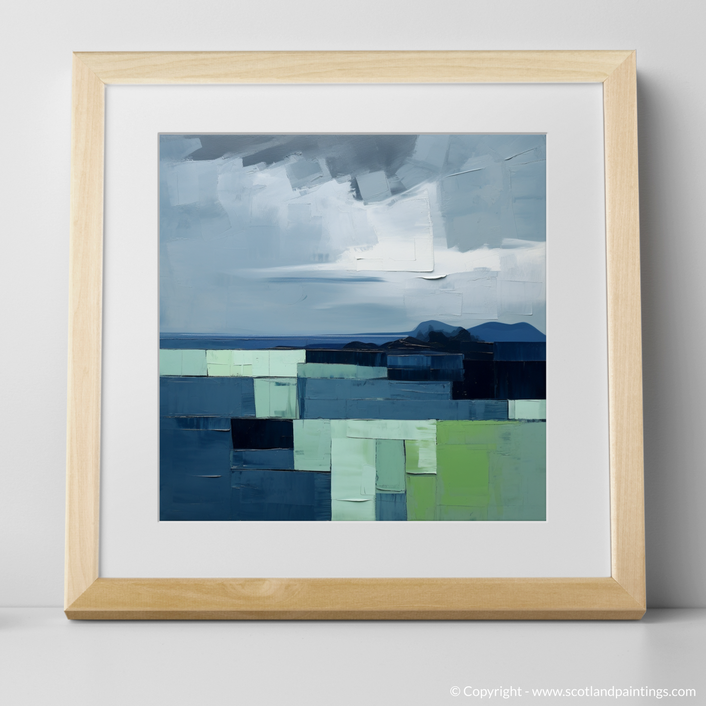 Stormy Serenity of Kiloran Bay: A Minimalist Masterpiece