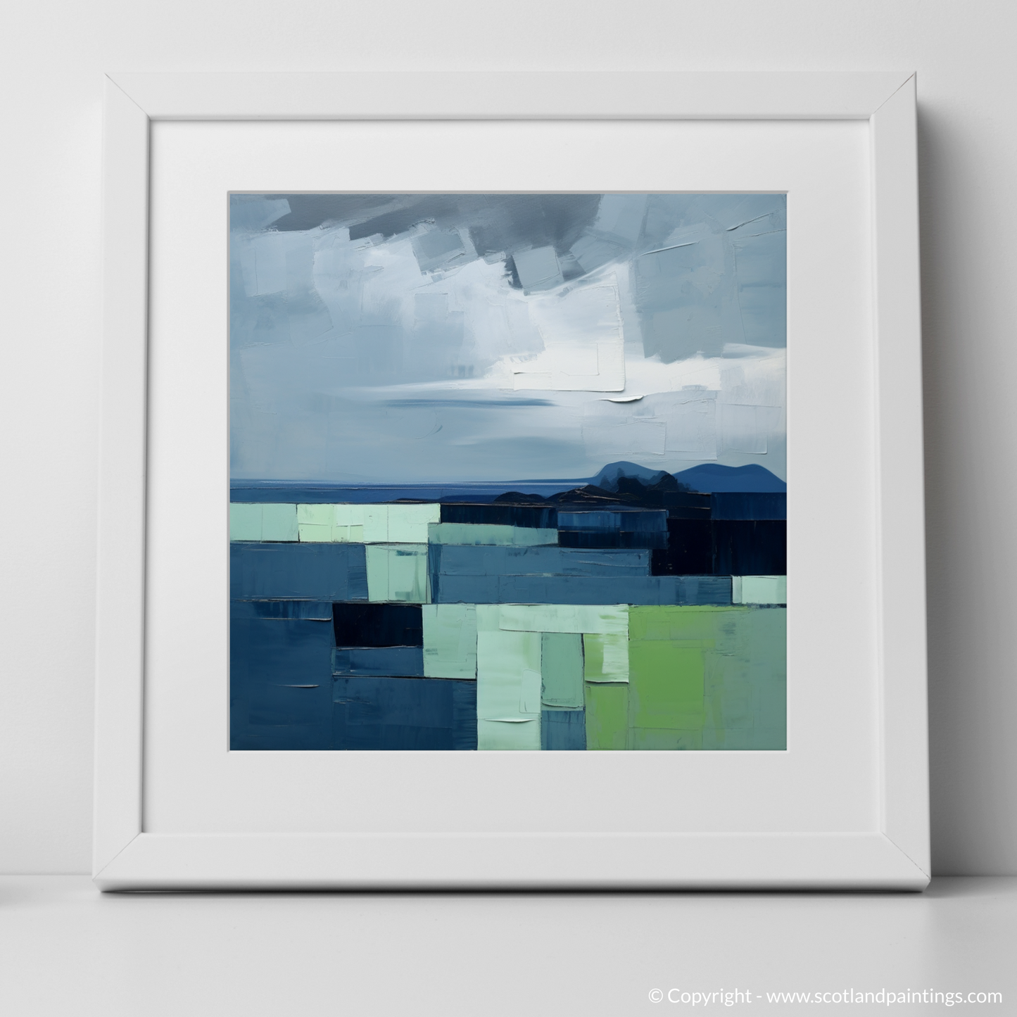 Stormy Serenity of Kiloran Bay: A Minimalist Masterpiece