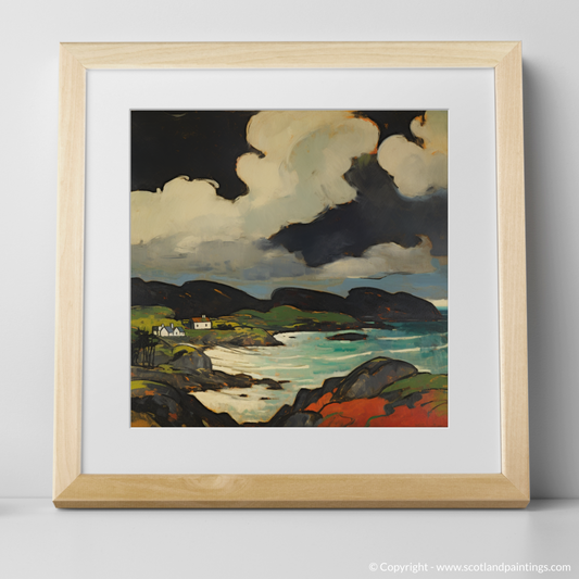 Storm Over Scourie Bay: A Minimalist Homage