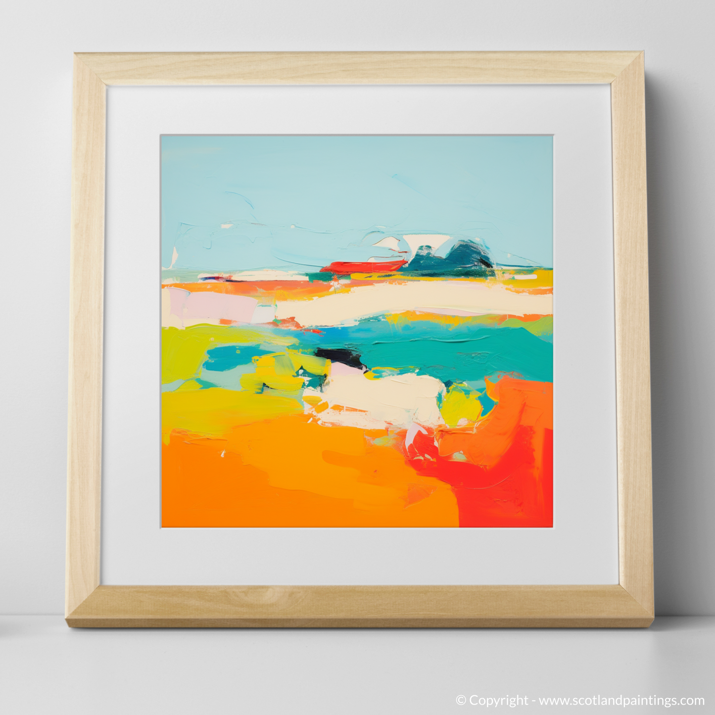 Findhorn's Fiery Abstract Embrace