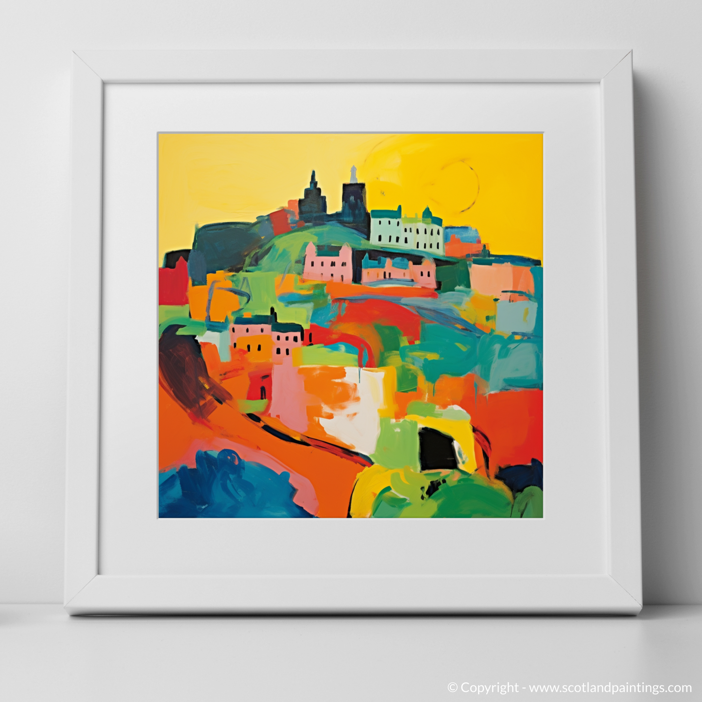 Edinburgh Reimagined: An Abstract Ode to the City's Spirit