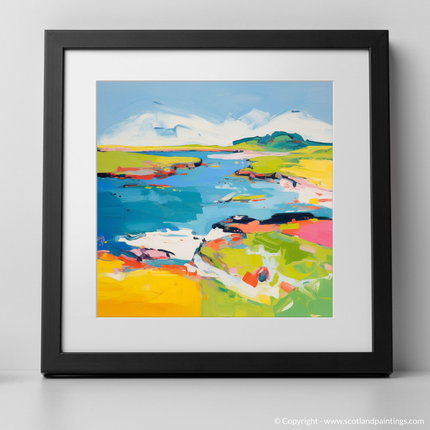 Kiloran Bay Abstraction: A Coastal Colour Symphony