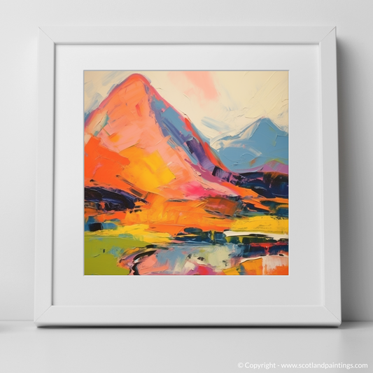 Glen Etive Reverie: An Abstract Exploration of Highland Grandeur