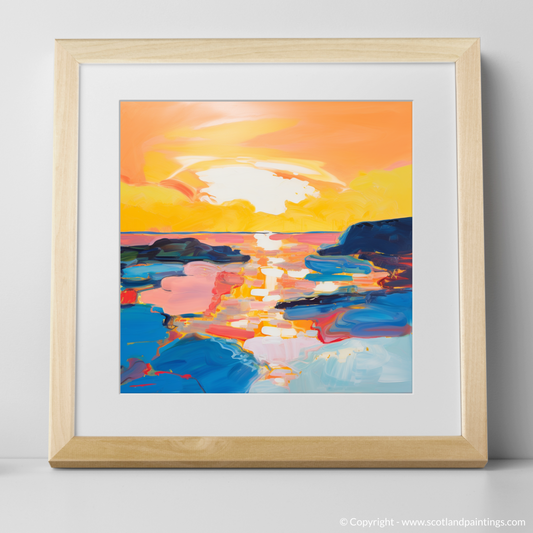 Golden Hour Tapestry: An Abstract Ode to Largo Bay