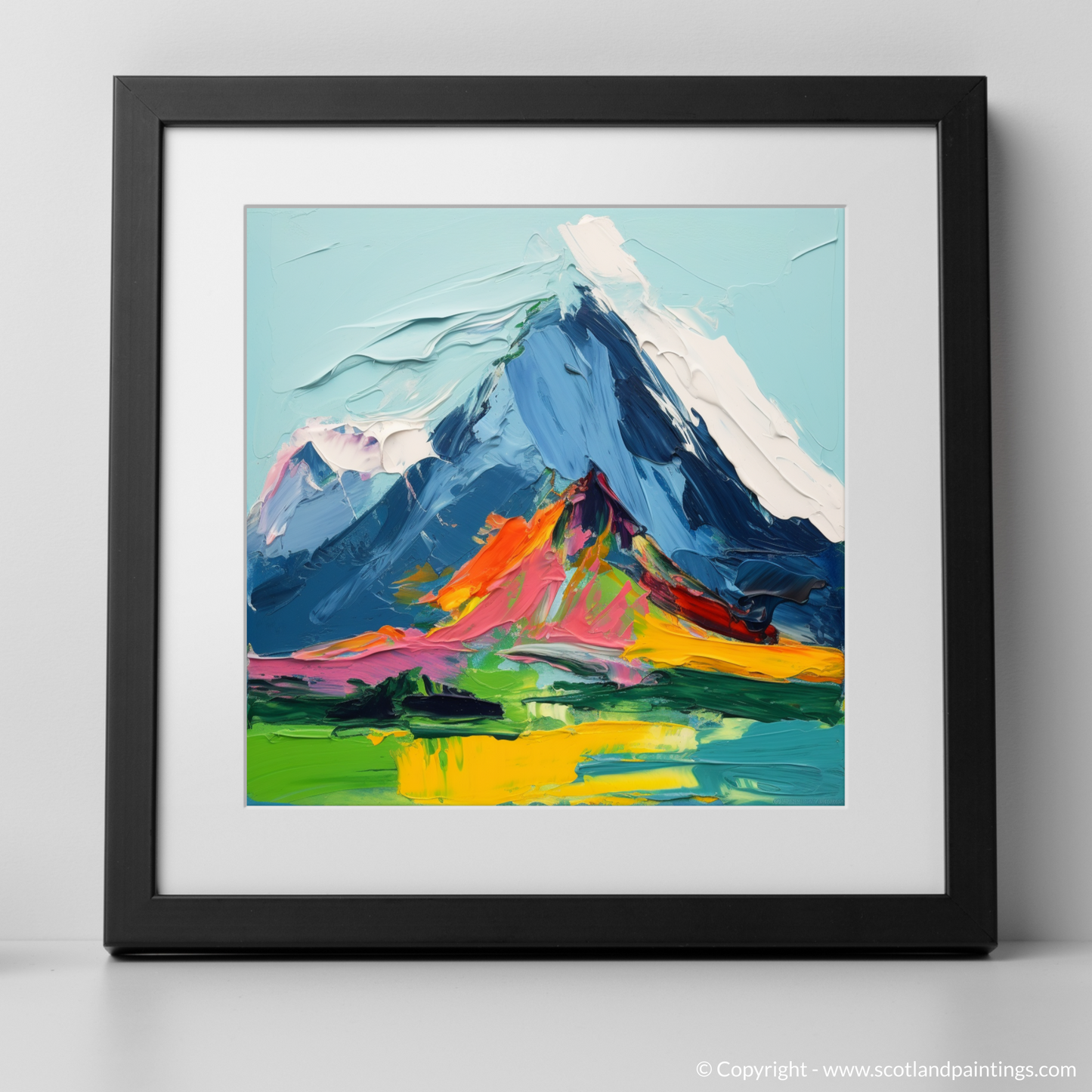 Highland Hues: An Abstract Tribute to Sgurr na Ciche