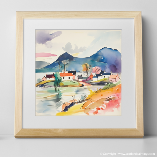 Abstract Highland Rhapsody: Plockton Reimagined