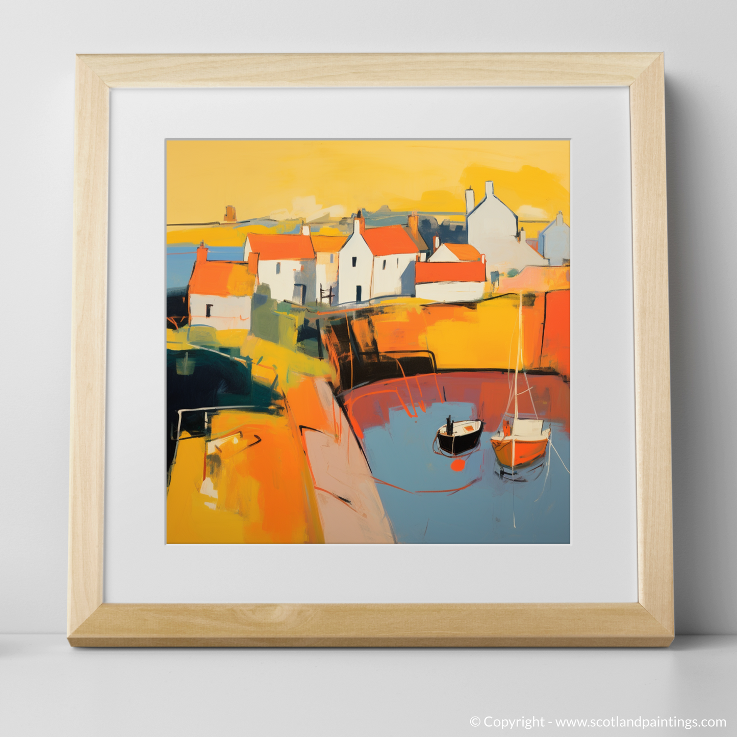 Golden Hour Embrace at Crail Harbour