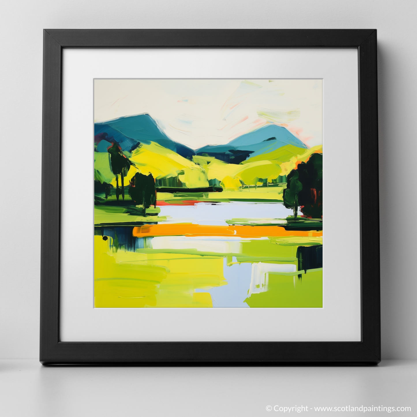 Summer Abstract: Loch Faskally in Vibrant Hues