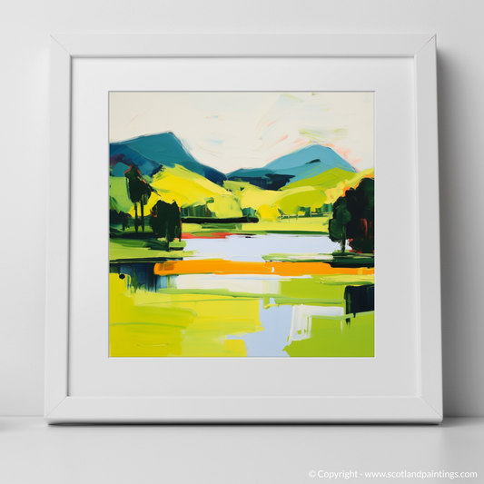 Summer Abstract: Loch Faskally in Vibrant Hues