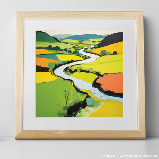 Abstract Serenade of the River Tweed