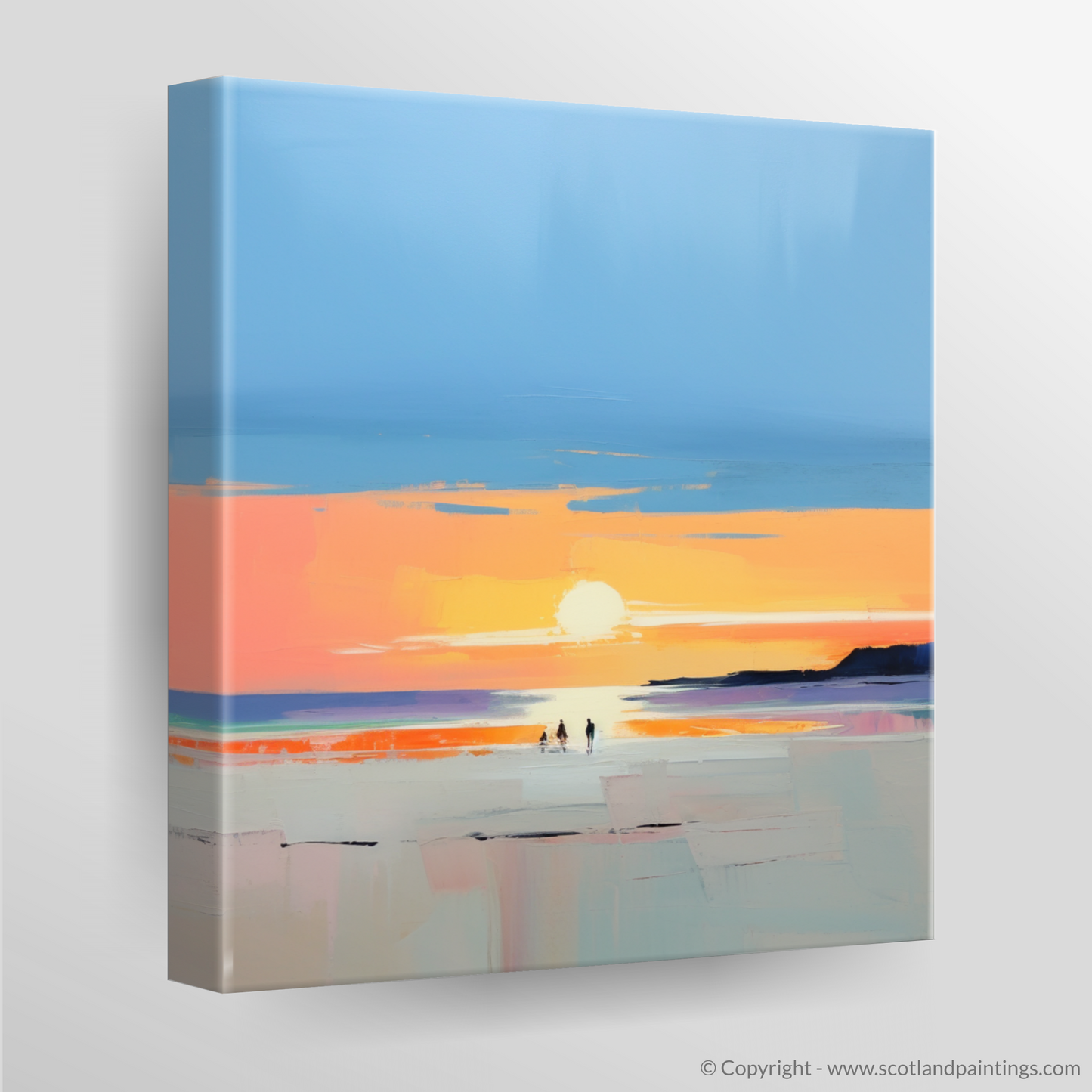 Longniddry Beach at Sunset: A Contemporary Ode to Scottish Shores
