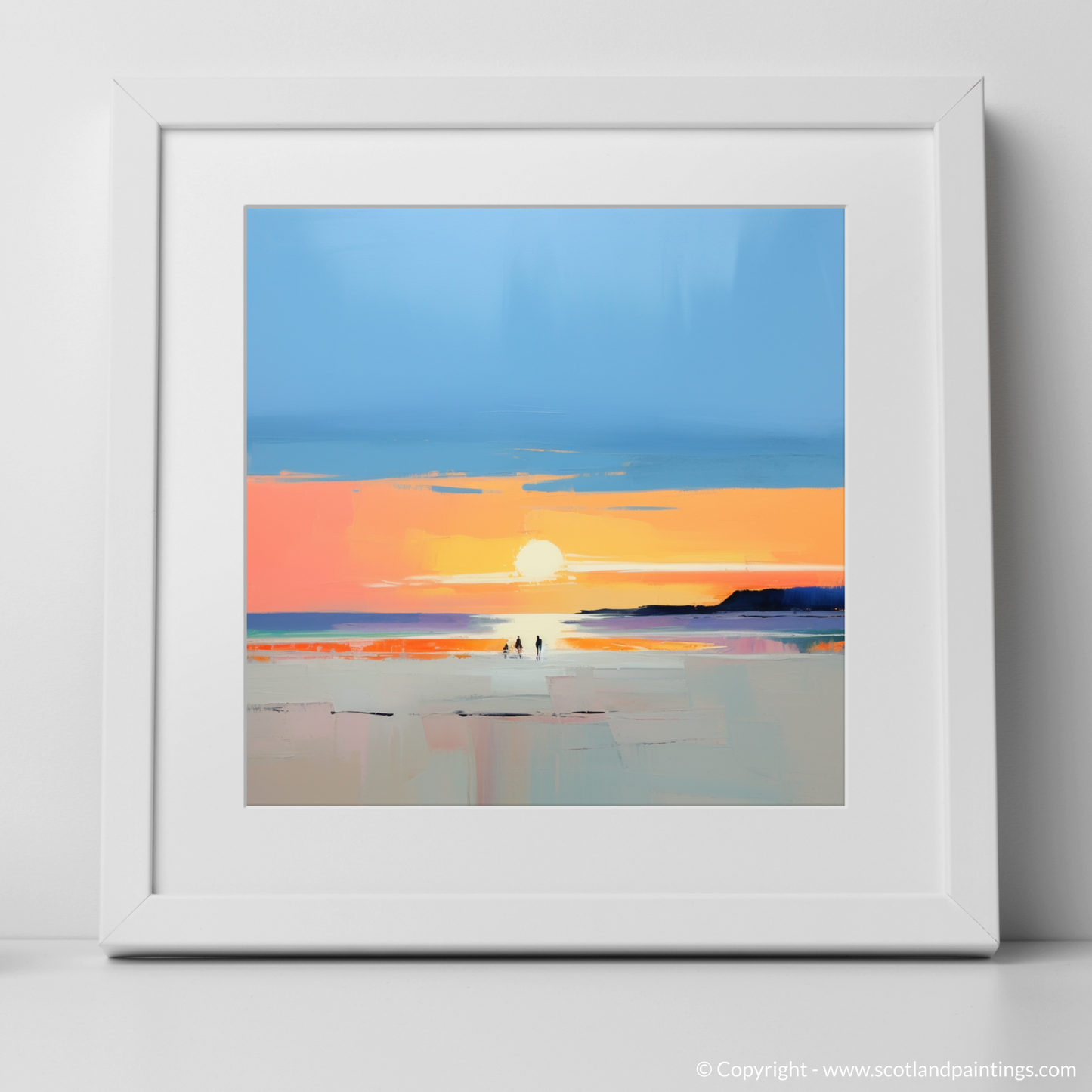 Longniddry Beach at Sunset: A Contemporary Ode to Scottish Shores