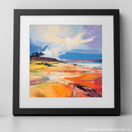 Gullane Sands Reimagined: An Abstract Expressionist Journey