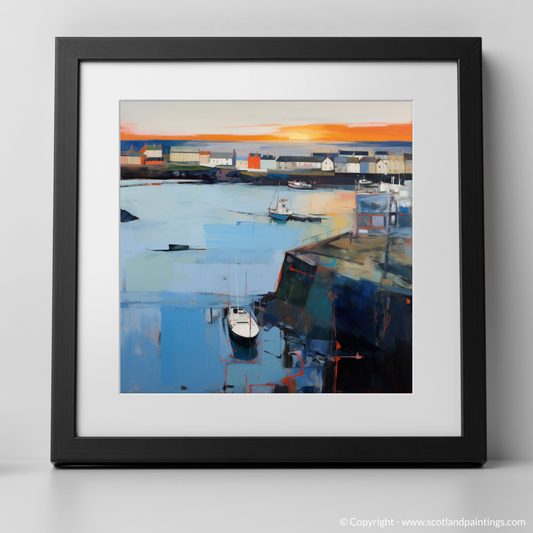 Dusk Embrace at North Berwick Harbour