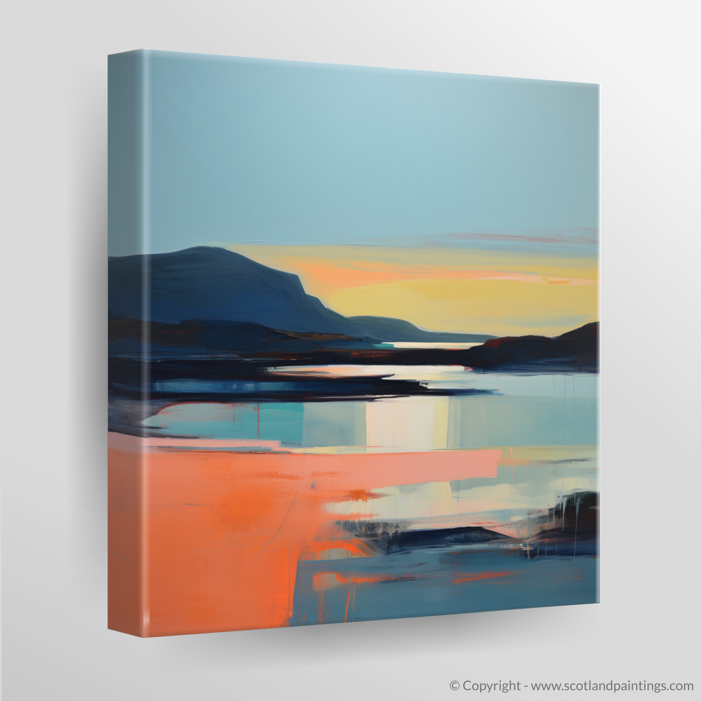 Dusk at Balnakeil Bay - A Contemporary Scottish Cove Palette