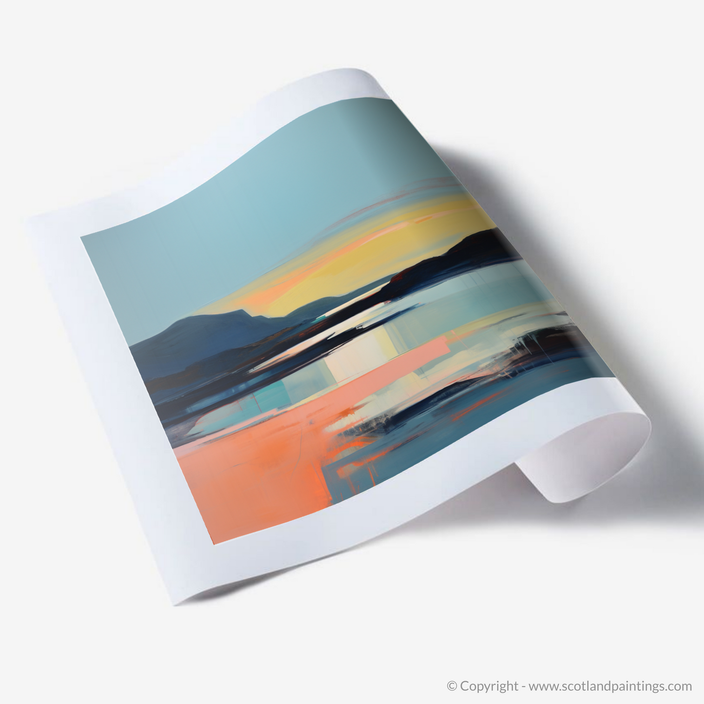 Dusk at Balnakeil Bay - A Contemporary Scottish Cove Palette