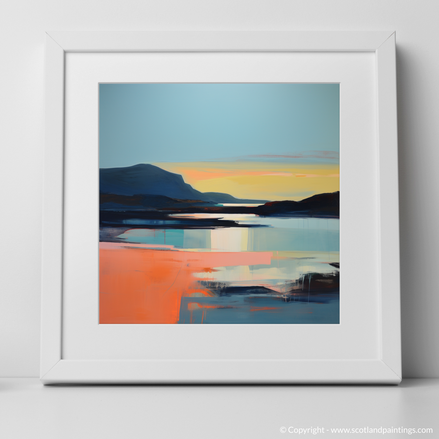 Dusk at Balnakeil Bay - A Contemporary Scottish Cove Palette