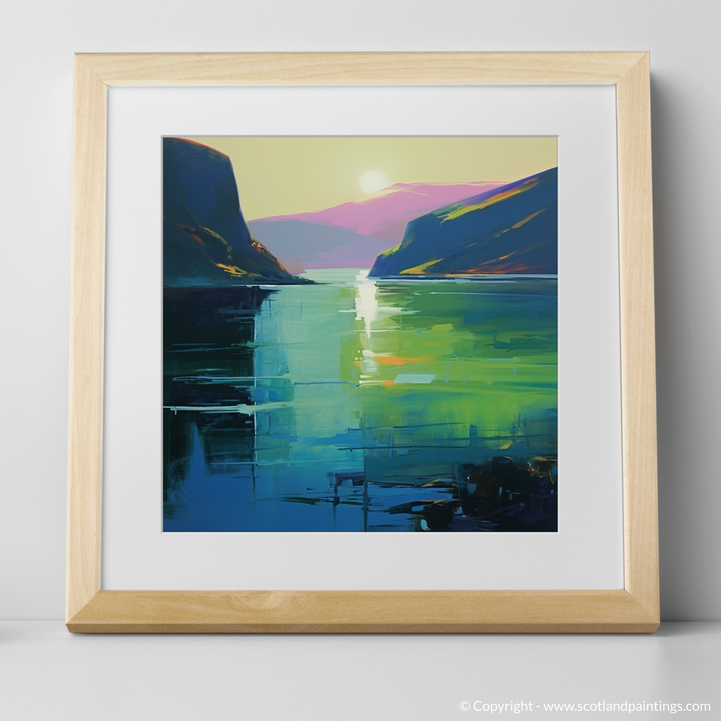 Mystic Sunset Over Loch Ness: A Contemporary Highland Masterpiece