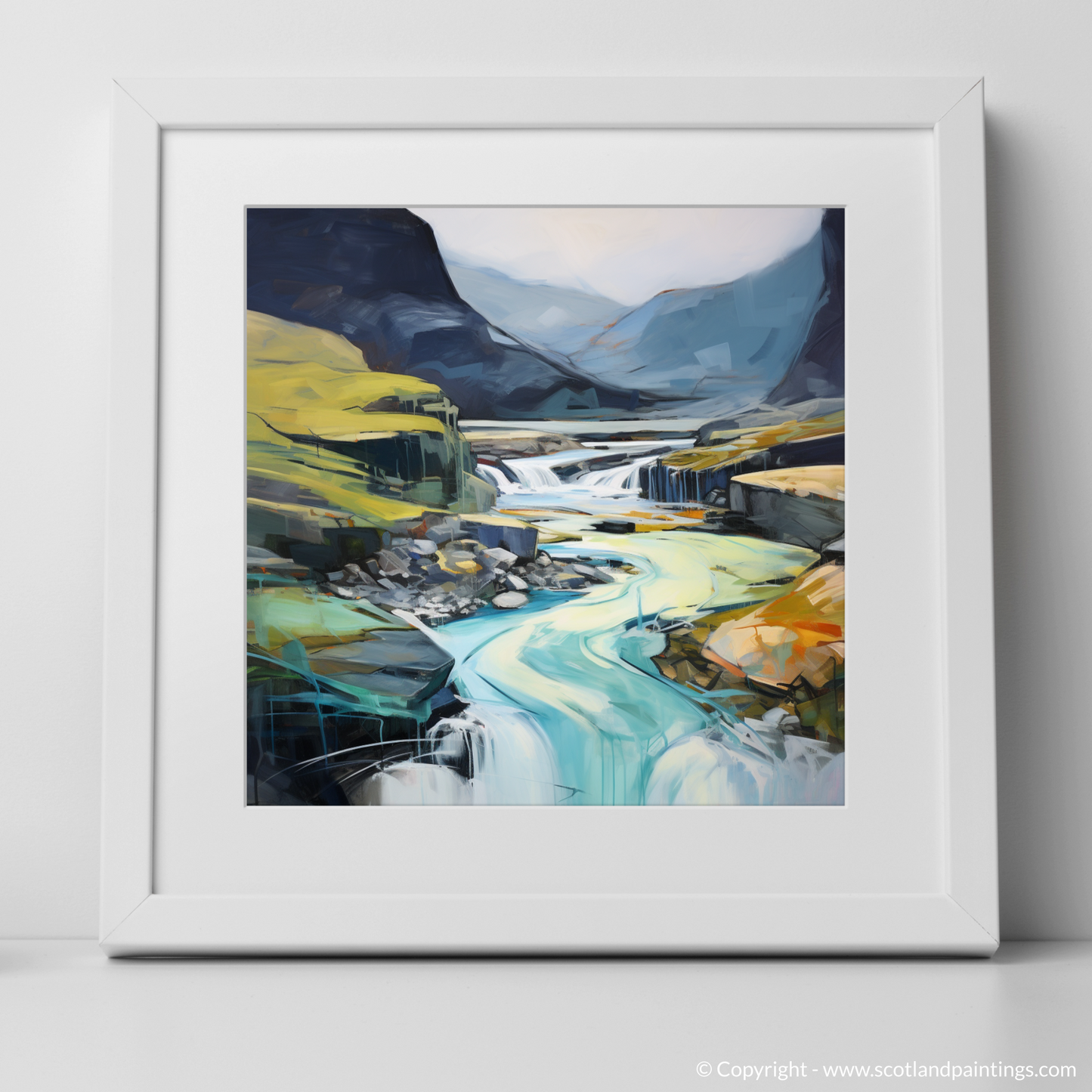 Tempestuous Fairy Pools: An Abstract Impression of Skye's Mythical Waters