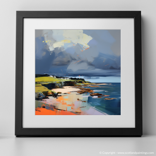 Storm over Coldingham Bay: A Contemporary Vision of Nature's Fury and Beauty