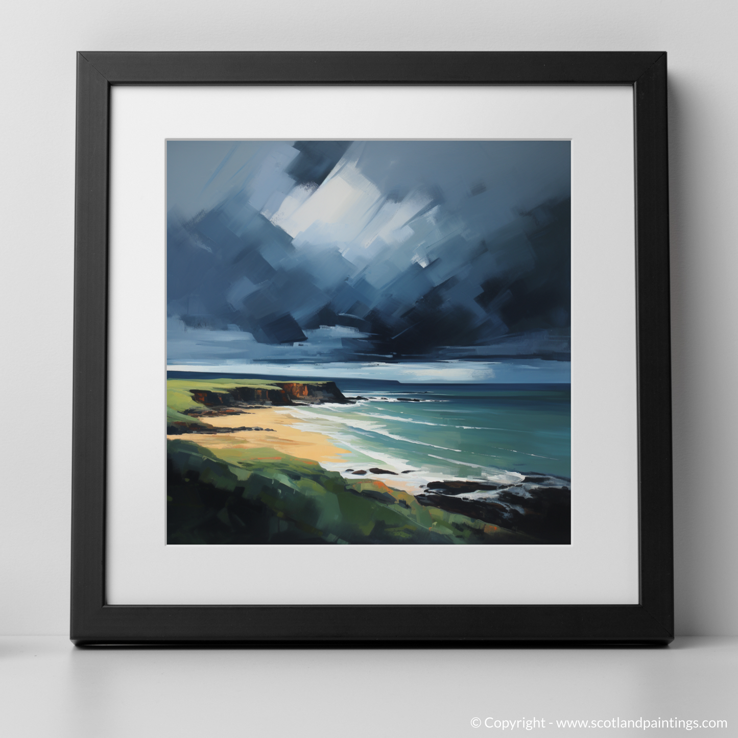 Storm's Approach Over Coldingham Bay