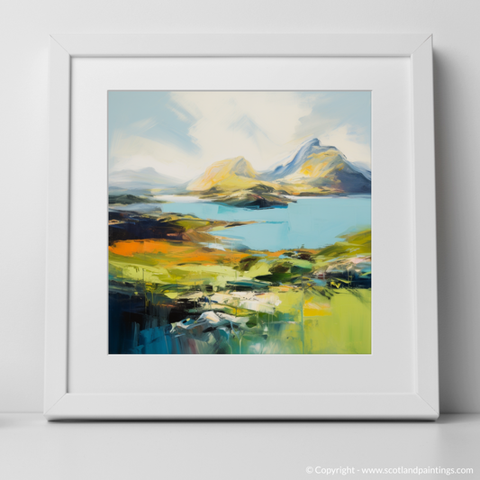 Highland Majesty: An Abstract Expressionist Ode to Ben More Assynt