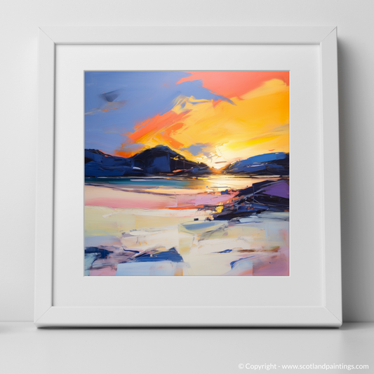 Traigh Mhor's Sunset Symphony in Abstract Expressionism