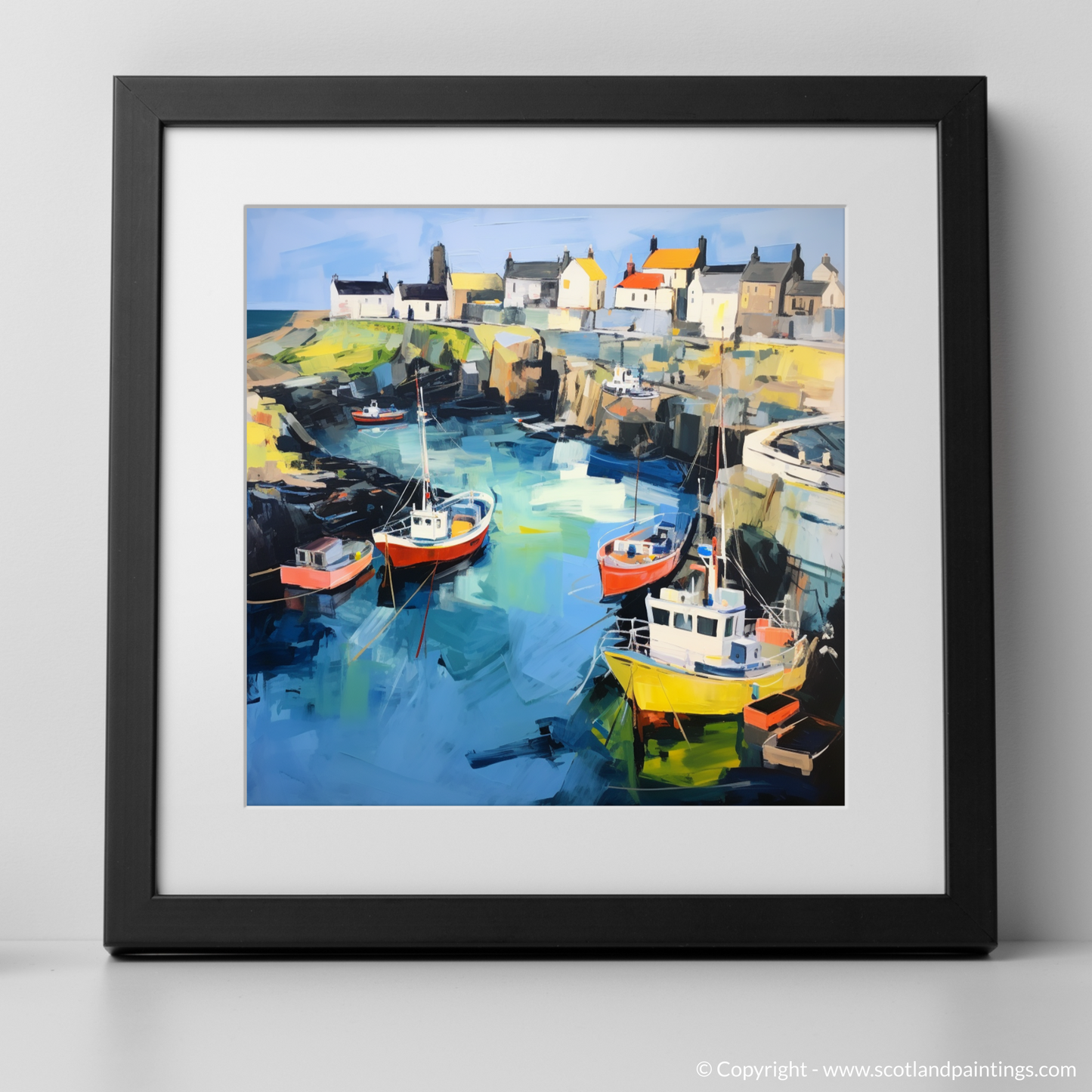 Portpatrick Harbour Odyssey: An Abstract Maritime Symphony