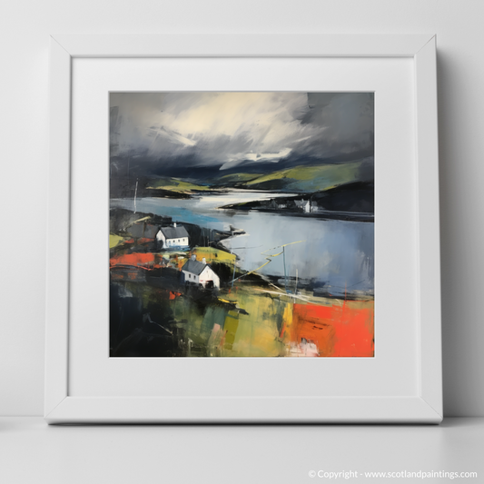 Tempest over Gairloch Harbour: An Abstract Impressionist Escape