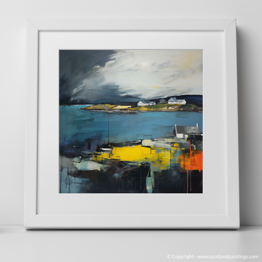 Storm over Gairloch Harbour: An Abstract Impressionist Odyssey