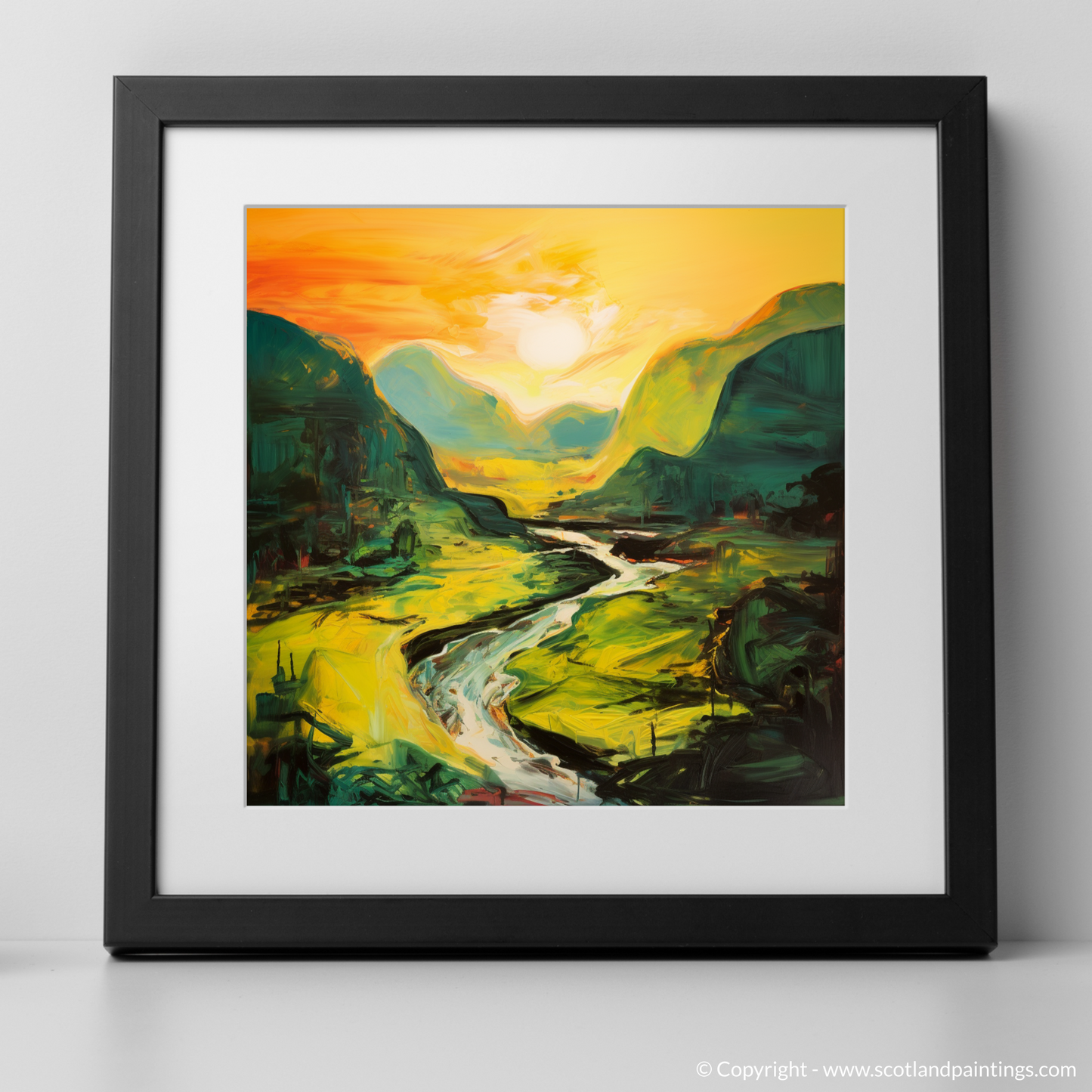 Glen at Sunset: An Abstract Ode to Glencoe