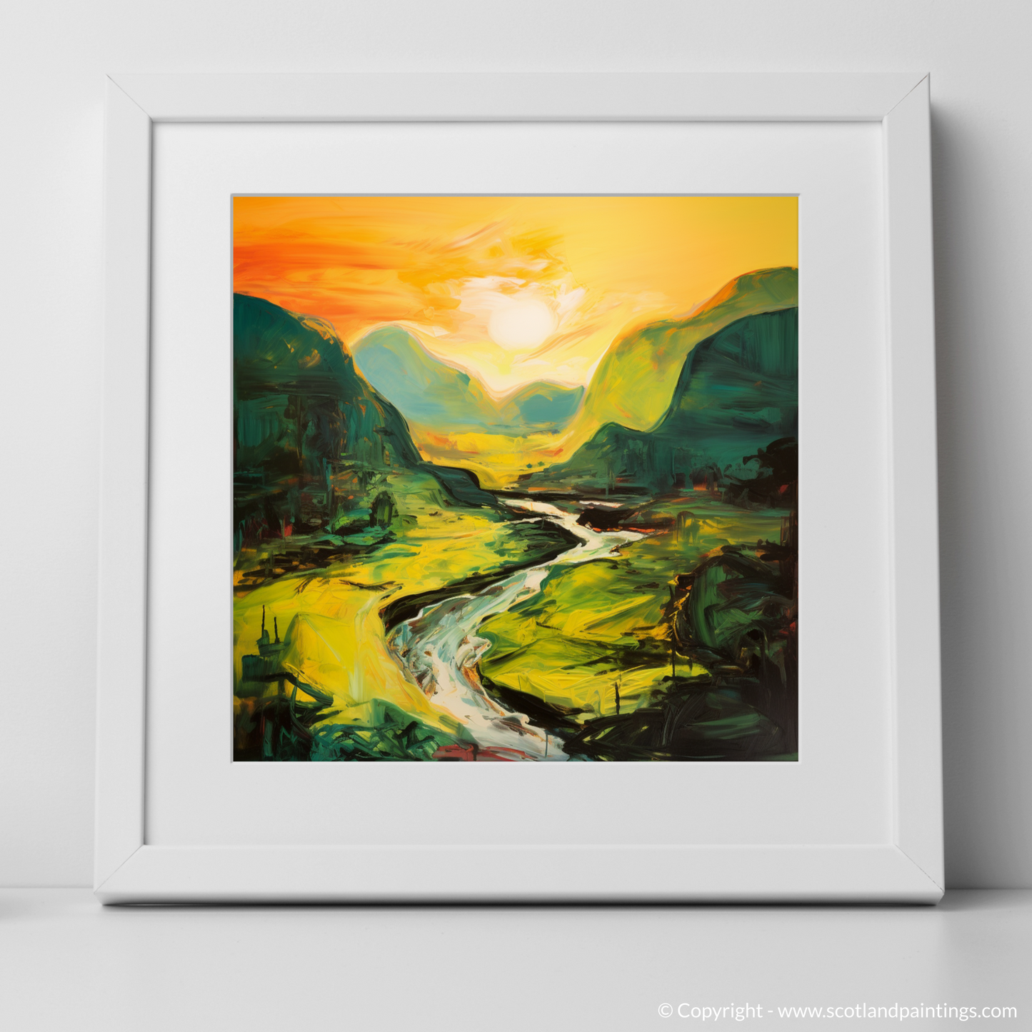 Glen at Sunset: An Abstract Ode to Glencoe