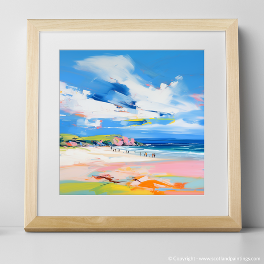 Aberdeenshire Summer Essence: An Abstract Interpretation of St Cyrus Beach