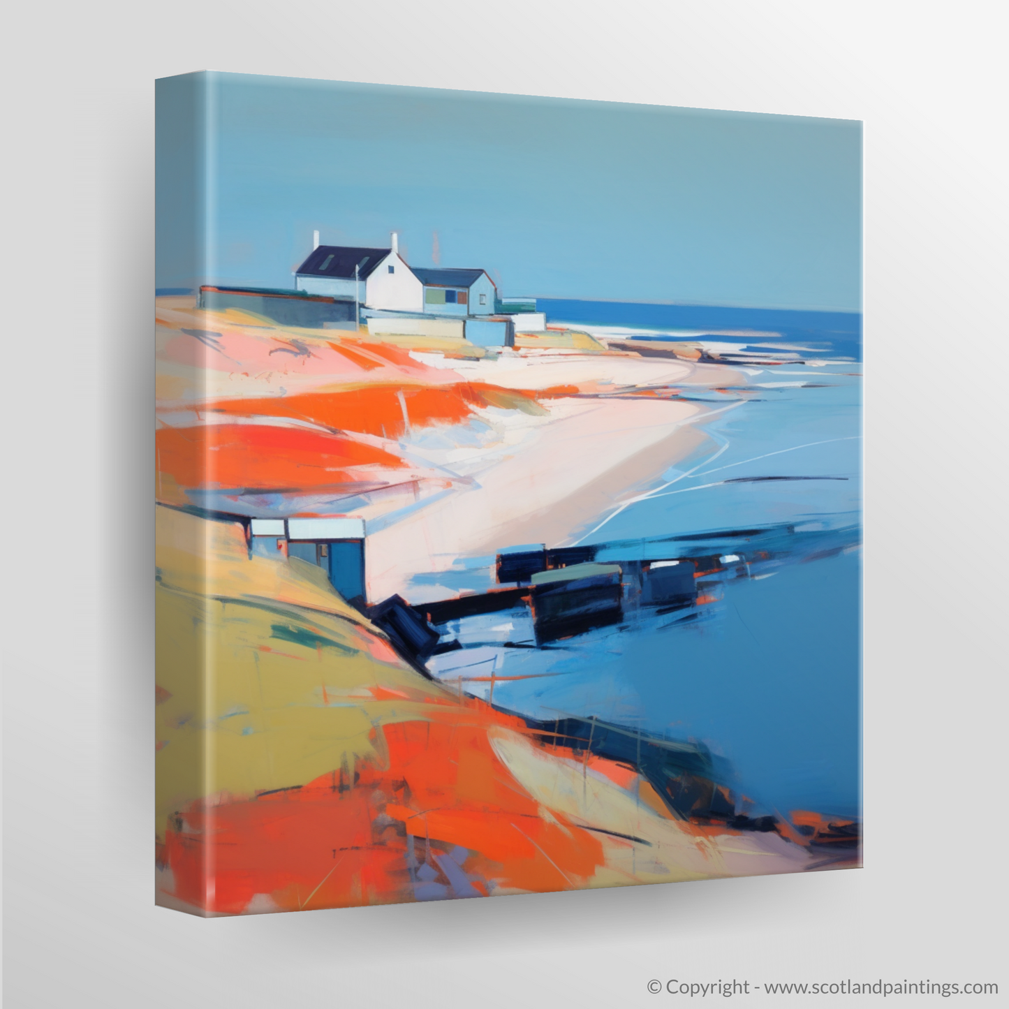 Cullen Coastline Essence: A Contemporary Scottish Village Tribute