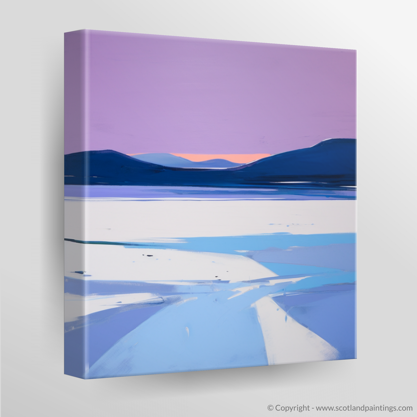 Dusk at Luskentyre: A Symphony in Blue and Mauve