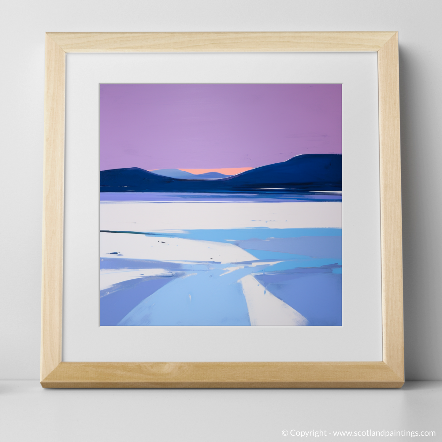 Dusk at Luskentyre: A Symphony in Blue and Mauve