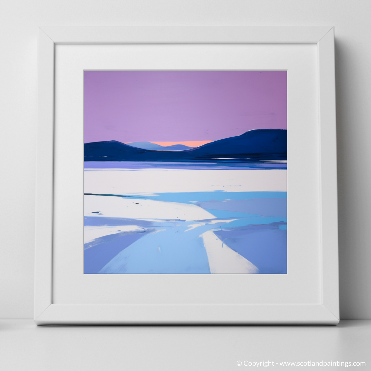 Dusk at Luskentyre: A Symphony in Blue and Mauve