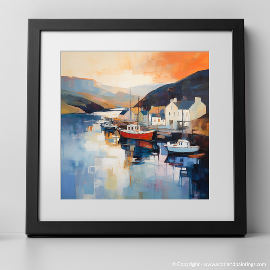 Golden Hour Glow at Portree Harbour