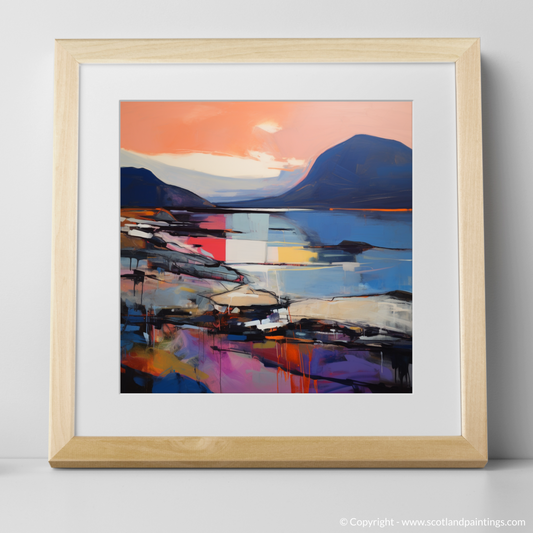 Elgol Bay at Sunset: An Abstract Impressionist Dreamscape