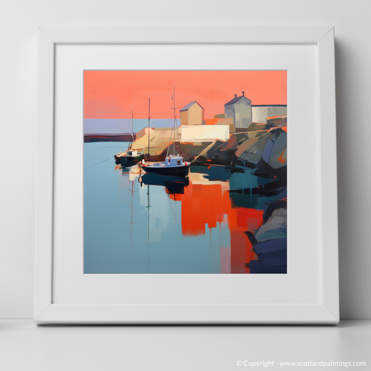 Dusk at Portnahaven: A Contemporary Harbour Reflection