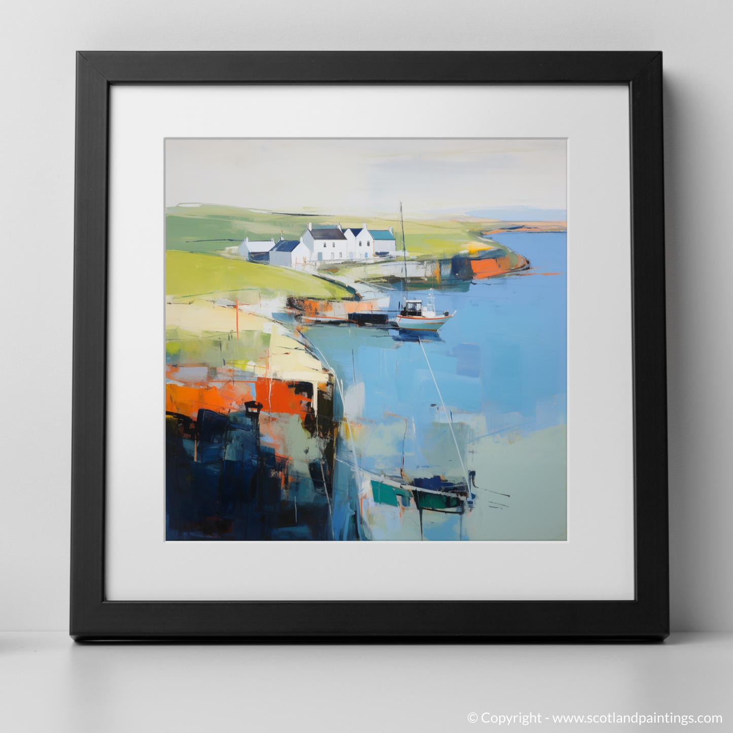 Cove Harbour Dreams: An Abstract Impressionist Journey