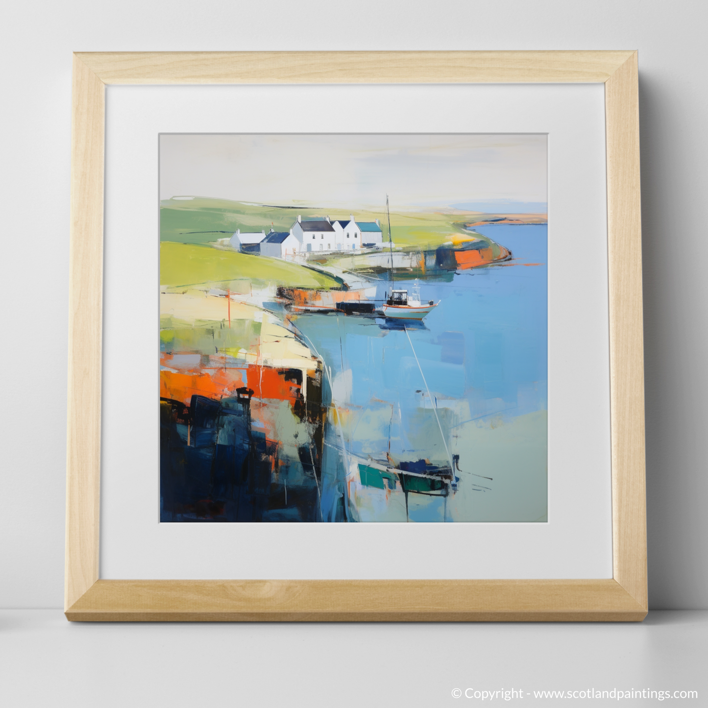 Cove Harbour Dreams: An Abstract Impressionist Journey