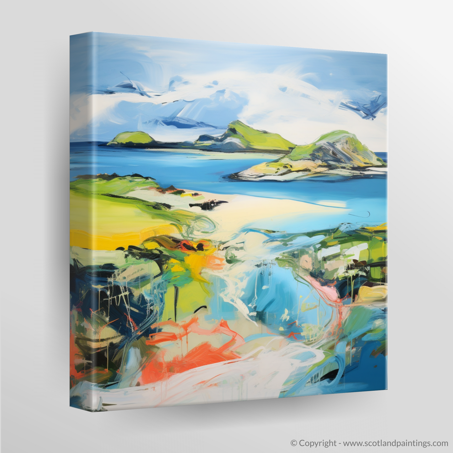 Kiloran Bay Unleashed: An Abstract Expressionist Journey