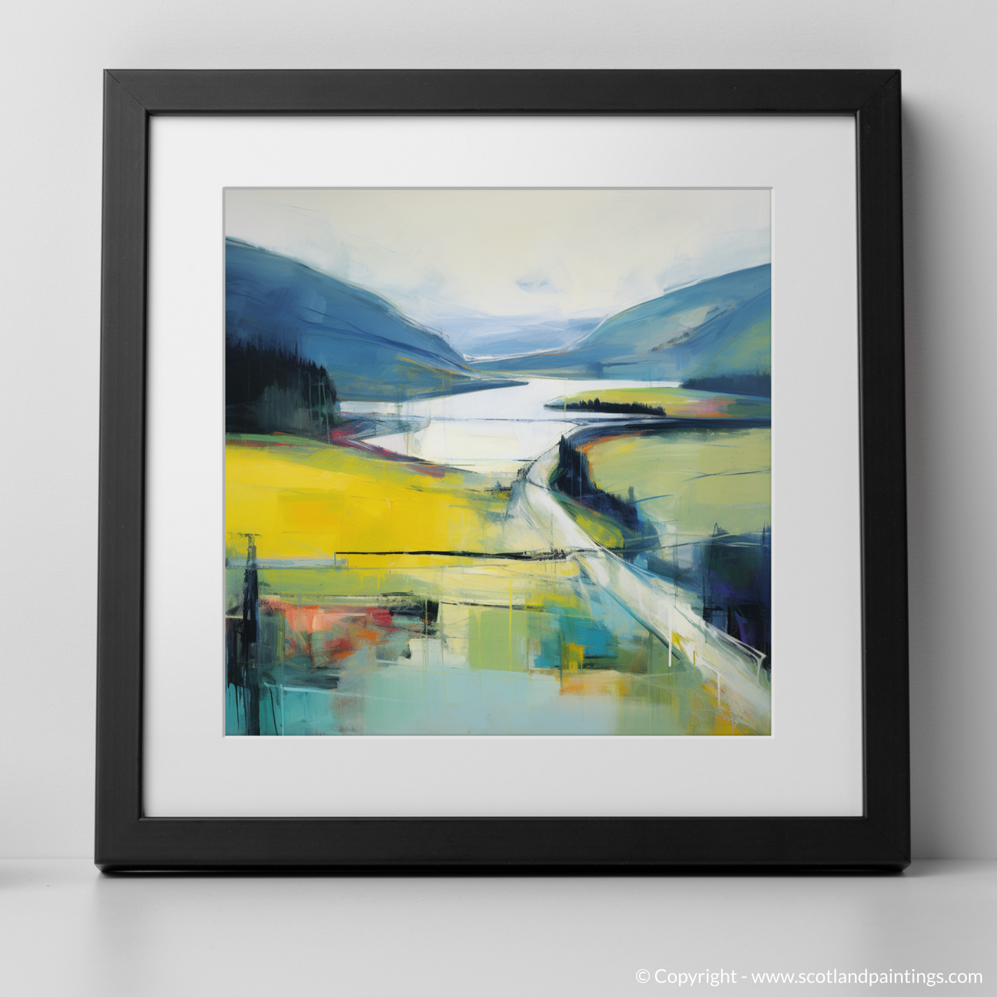 Loch Tay Serenade: An Abstract Impressionist Journey