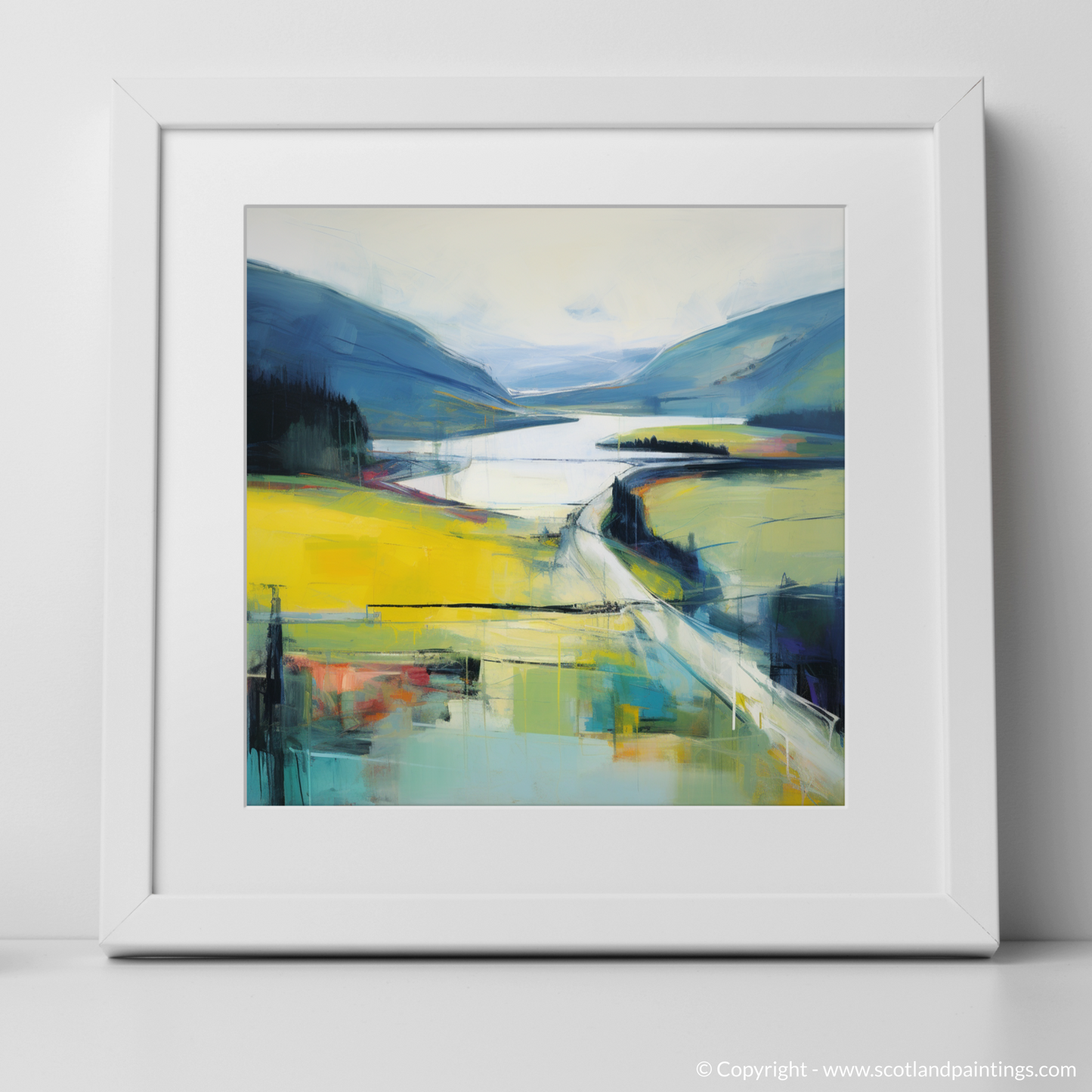 Loch Tay Serenade: An Abstract Impressionist Journey
