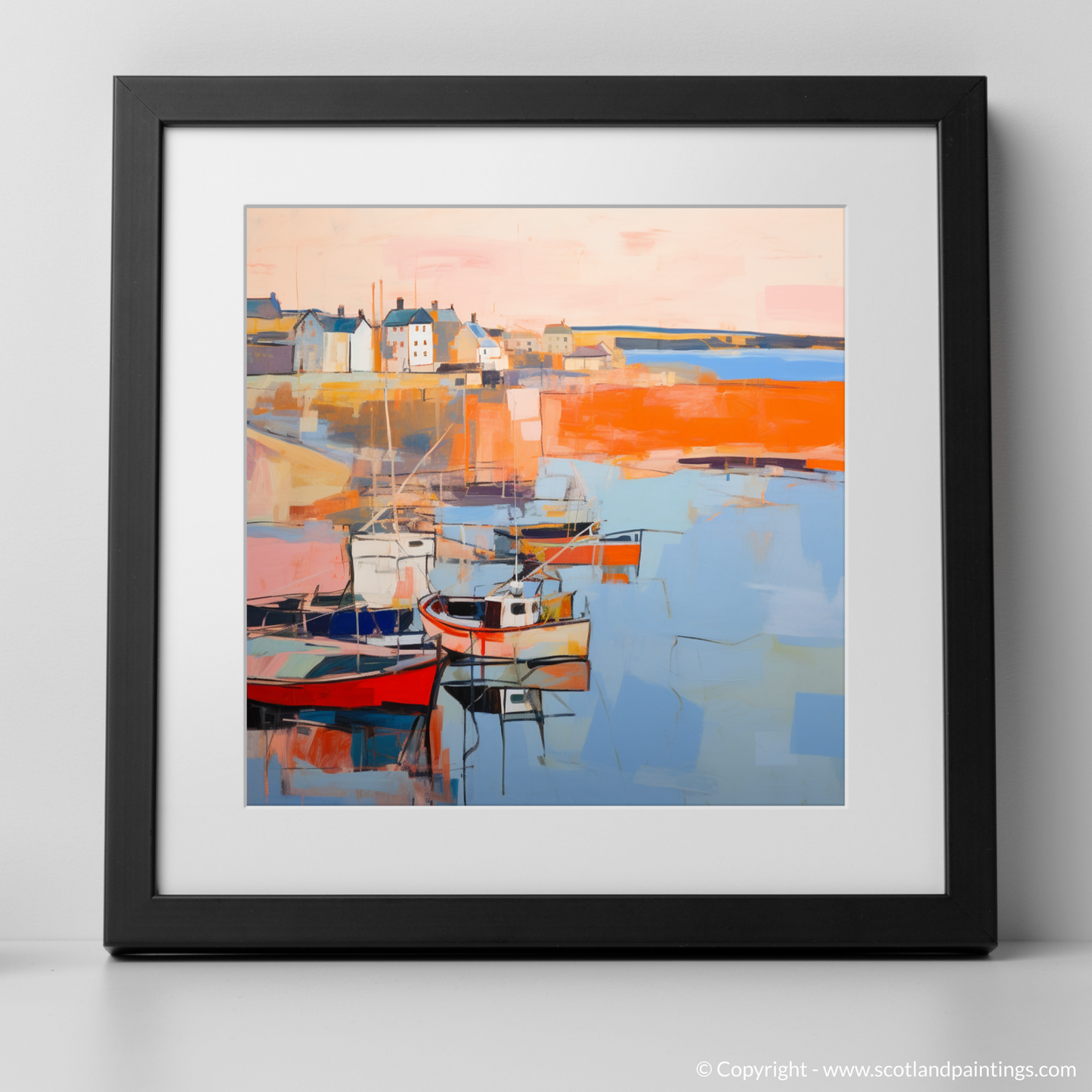 Harbour Twilight: An Abstract Impression of St Monans at Sunset