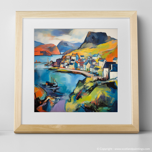 Portree Whispers: An Abstract Expressionist Ode
