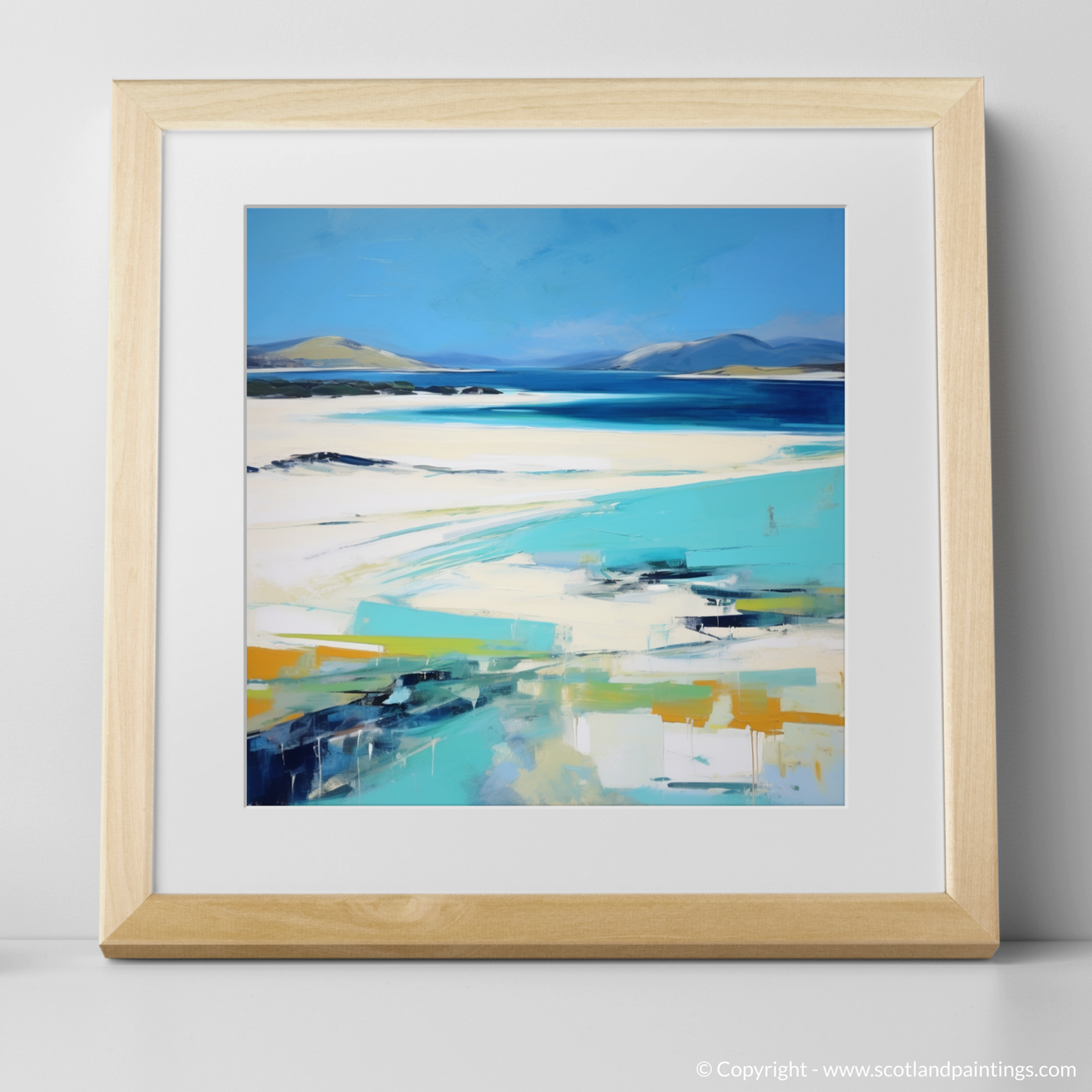 Seilebost Beach Symphony: An Abstract Impressionist Ode to Hebridean Shores