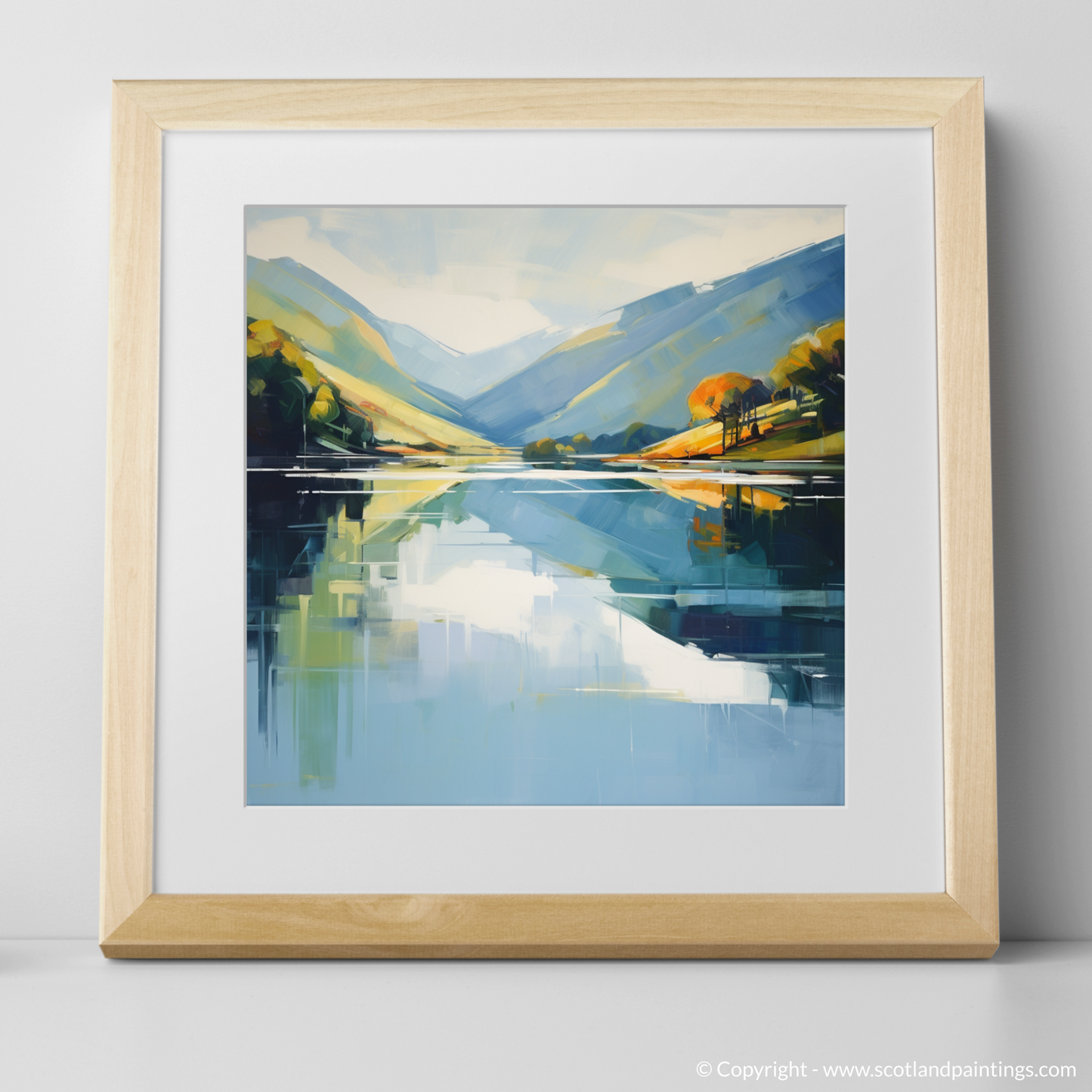 Contemporary Reflections of Loch Earn Perthshire