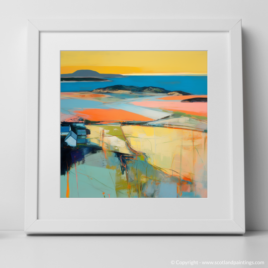 Iona's Sunset Symphony: An Abstract Impression of Scottish Serenity